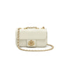 ANNE MINI LIZARD LEATHER BAG VANILLA GOLD