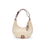 BOLSA HOBO SIRENA MONOGRAMA CANVAS CREME