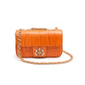 BOLSA BAGUETE ANNE MINI COURO CAIMAN MANGO