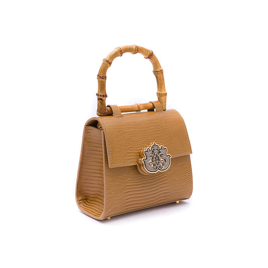 BOLSA TOP HANDLE MINI ISLA LIZARD SELA