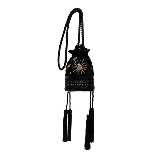 BOLSA BUCKET VELUDO COSMIC