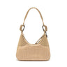 BOLSA MOON HOBO MAXI CROCO NATA PALHA DAMIER NATURAL