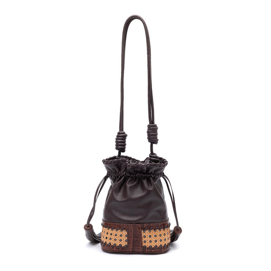 BOLSA BUCKET NEW DIANA PALHA SEXTAVADA PINHÃO