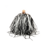LILY FEATHER BAG IN BLACK AND WHITE
