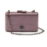 BOLSA CLUTCH EVA EM CRISTAIS ROXO ONIX