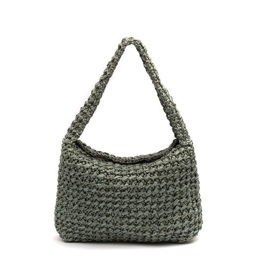 BOLSA LUANNA HOBO RÁFIA JADE