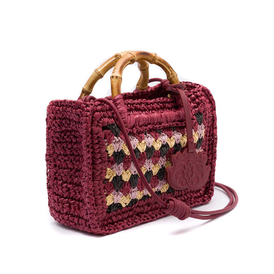 MINI TOTE CROCHÊ TRICOLOR