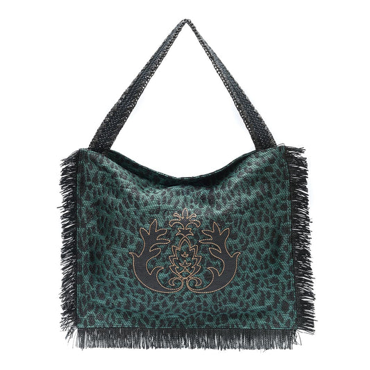 BOLSA HOBO PALHA FRANJA HobO