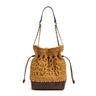 BOLSA TOTE SAVANA PEQUENA RÁFIA COURO SOLAR