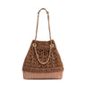 BOLSA MAXI SAVANA SHOPPER GRANDE RÁFIA COURO BALM