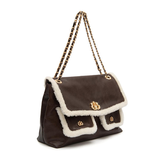 BOLSA FLAP SHOULDER DAHLIA MULTIPOCKETS WINTER EDITION - VINTAGE CAFE/OVELHA OFF