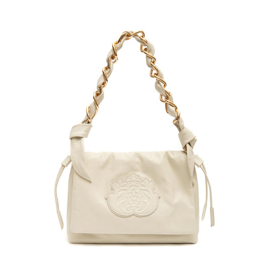 BOLSA FLAP DAYSE EM COURO BODAN CHANTILLY OURO