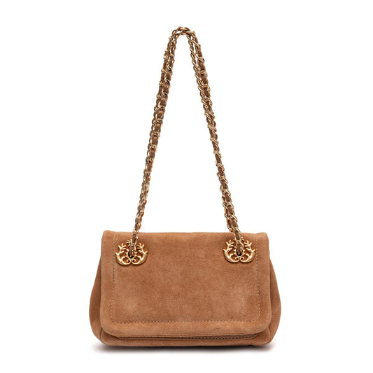 BOLSA PETRA FLAP PEQUENA AMENDOA