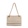 BOLSA PETRA FLAP MÉDIA MARSHMALLOW