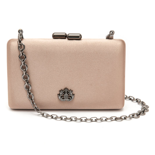 BOLSA CLUTCH EVA EM CETIM FENDI