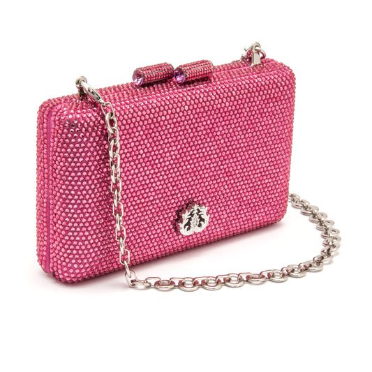 CLUTCH EVA EM CRISTAIS PINK