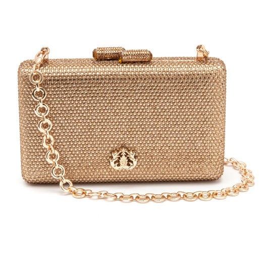 BOLSA CLUTCH EVA EM CETIM FENDI
