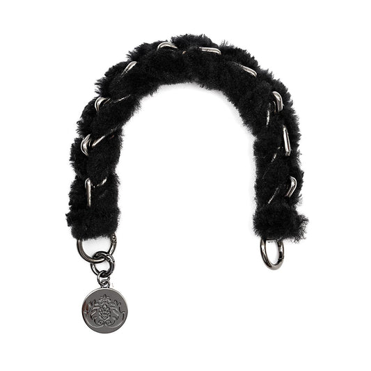 ALÇA AVULSA DE PELO DE OVELHA PRETA