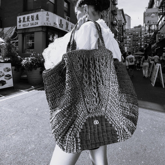 BOLSA SHOPPER LUMIA GRANDE HANDMADE SOLAR