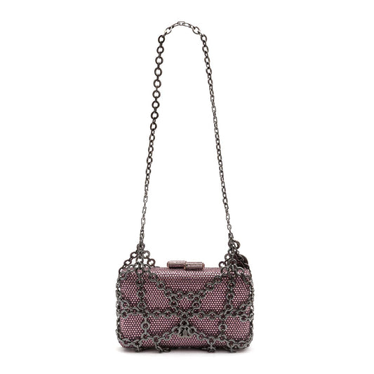 BOLSA CLUTCH NARA PEQUENA LAVANDA ONIX
