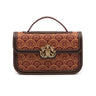 BOLSA BAGUETE SIRENA MÉDIA MONOGRAMA CANVAS CARAMELO