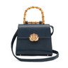 BOLSA TOP HANDLE MÉDIA CAVIAR NOITE