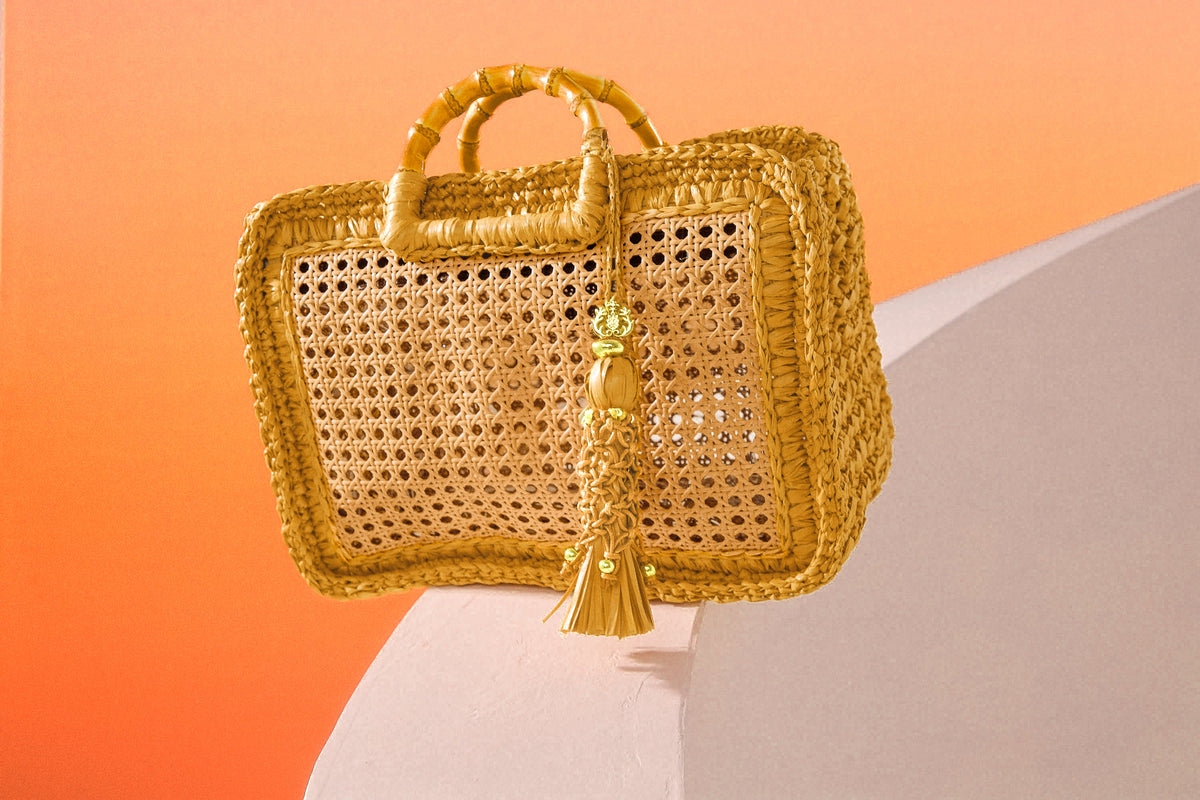 Bolsa de Ráfia: material natural e design contemporâneo | ISLA