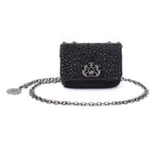 Nano Bolsa Em Cristais Jolie Preto