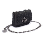 Nano Bolsa Em Cristais Jolie Preto