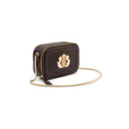 BOLSA DANCE EM COURO LIZARD BROWN