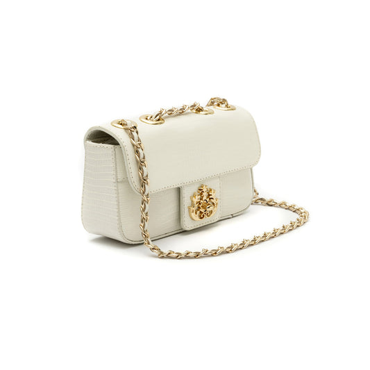 ANNE MINI LIZARD LEATHER BAG VANILLA GOLD