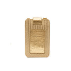 PHONE POUCH TIRACOLO EM PALHA GOLD