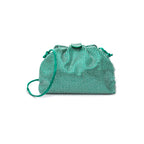 MINI POUCH  EM CRISTAIS VERDE