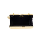 CLUTCH EM METAL ART DÉCO OURO