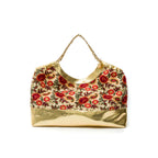 BOLSA MAXI SHOPPER DANNY PALHA FIORI BORDADA