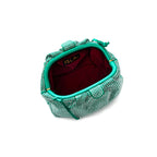 MINI POUCH  EM CRISTAIS VERDE