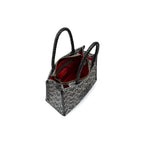 BOLSA MAXI TOTE SIRENA JACQUARD PRETO