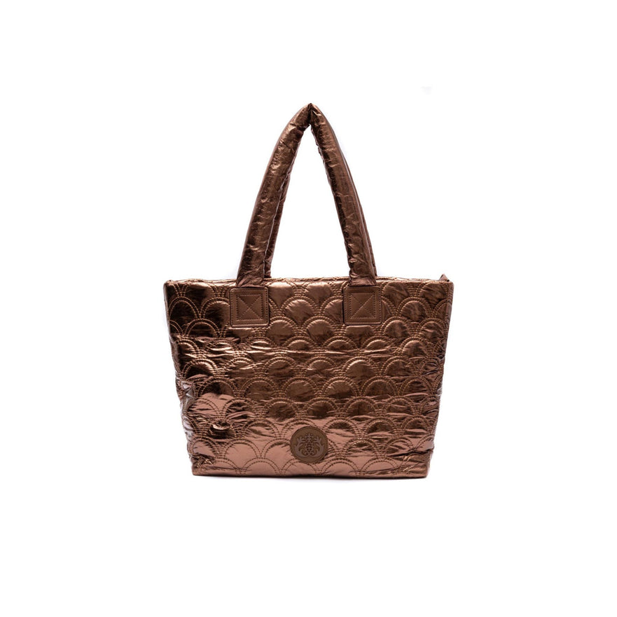 MAXI TOTE PUFFER NYLON BRONZE