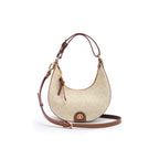 BOLSA HOBO SIRENA MONOGRAMA  CANVAS CREME