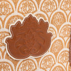 BOLSA MINI TOTE SIRENA JACQUARD CAMEL