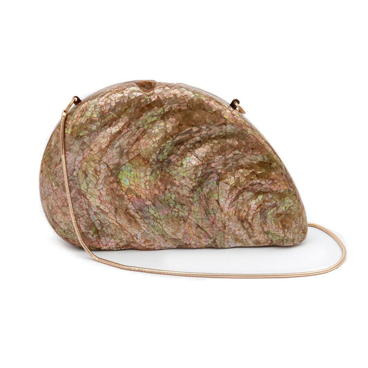 CLUTCH MADREPÉROLA EM ONDAS FURTA ROSE
