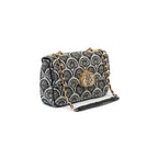 BOLSA BAGUETE SIRENA JACQUARD PRETO