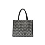 BOLSA MAXI TOTE SIRENA JACQUARD PRETO