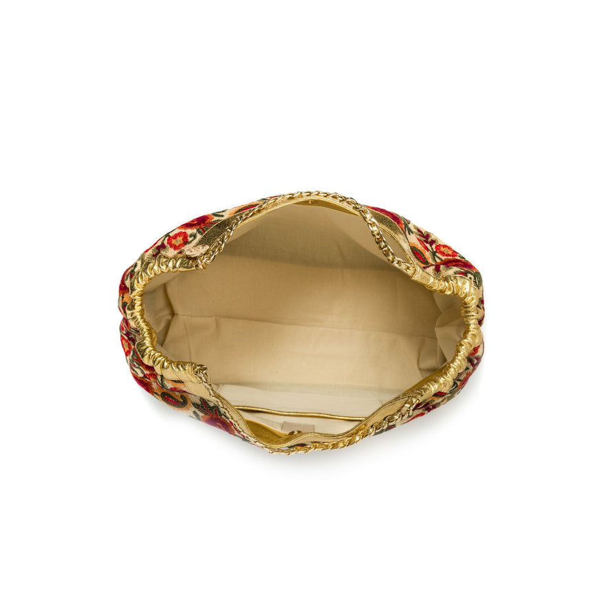 BOLSA MAXI SHOPPER DANNY PALHA FIORI BORDADA