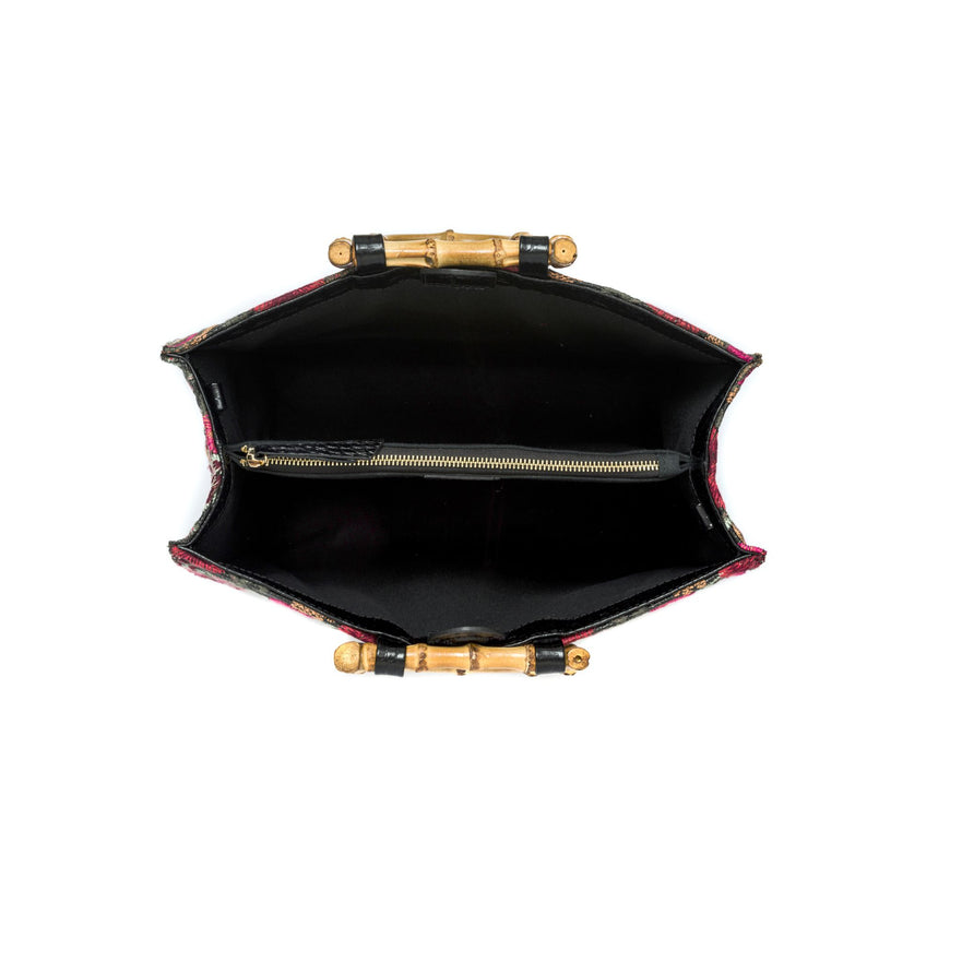 BOLSA MAXI TOTE FIORI BORDADA