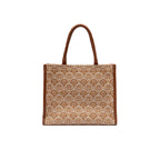 BOLSA MAXI TOTE SIRENA JACQUARD CAMEL