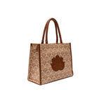 BOLSA MAXI TOTE SIRENA JACQUARD CAMEL