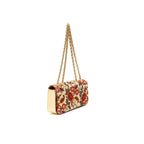 BOLSA ANNE ALONGADA PALHA FIORI BORDADA