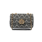 BOLSA BAGUETE SIRENA JACQUARD PRETO