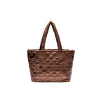 MAXI TOTE PUFFER NYLON BRONZE